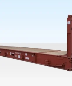 40ft x 8ft Used Shipping Container – Flat-Rack