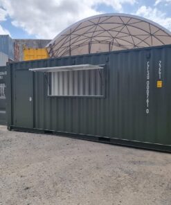 Converted Shipping Container Kitchen