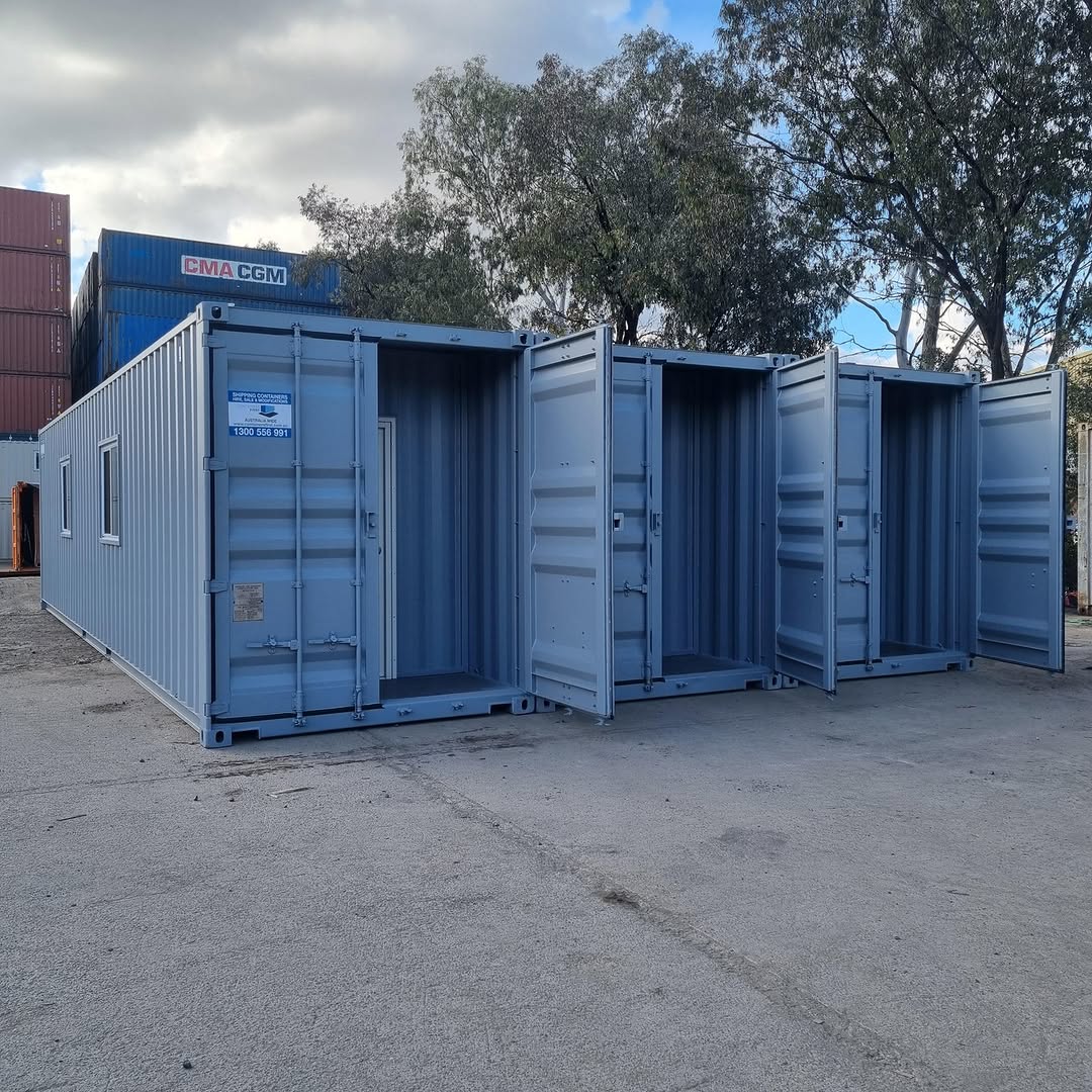 Converted Shipping Container Office