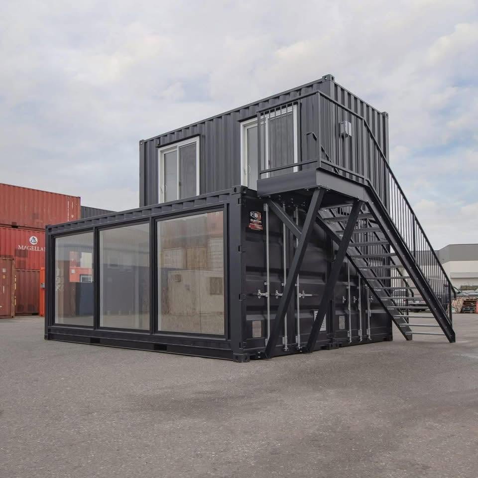 3x 6m 20ft Luxury Two-Story Container Home