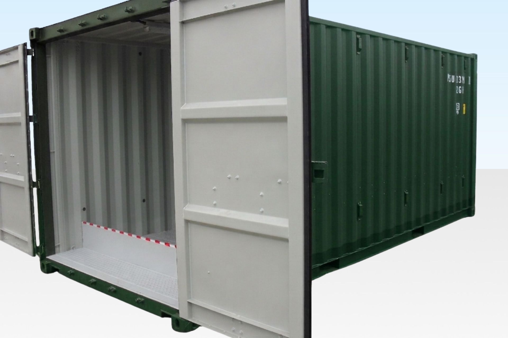 20ft x 8ft Raised Bunded Store