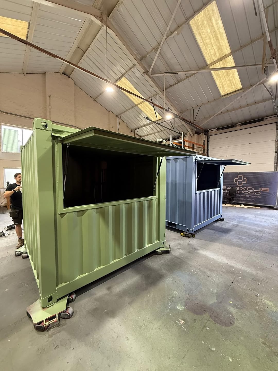 10ft Pop-Up Shipping Container Kiosk