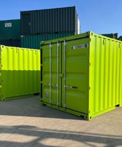 Green Shipping Container