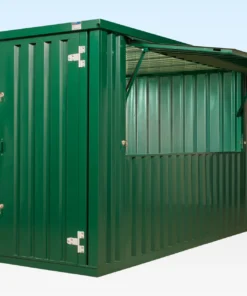 3m XL Flat Pack Kiosk (RAL6005)