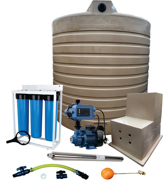 5000l Water tank Combo & 0.37kw Econo Peripheral Water Pump - Image 4