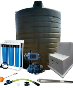 5000l Water tank Combo & 0.37kw Econo Peripheral Water Pump - Image 2