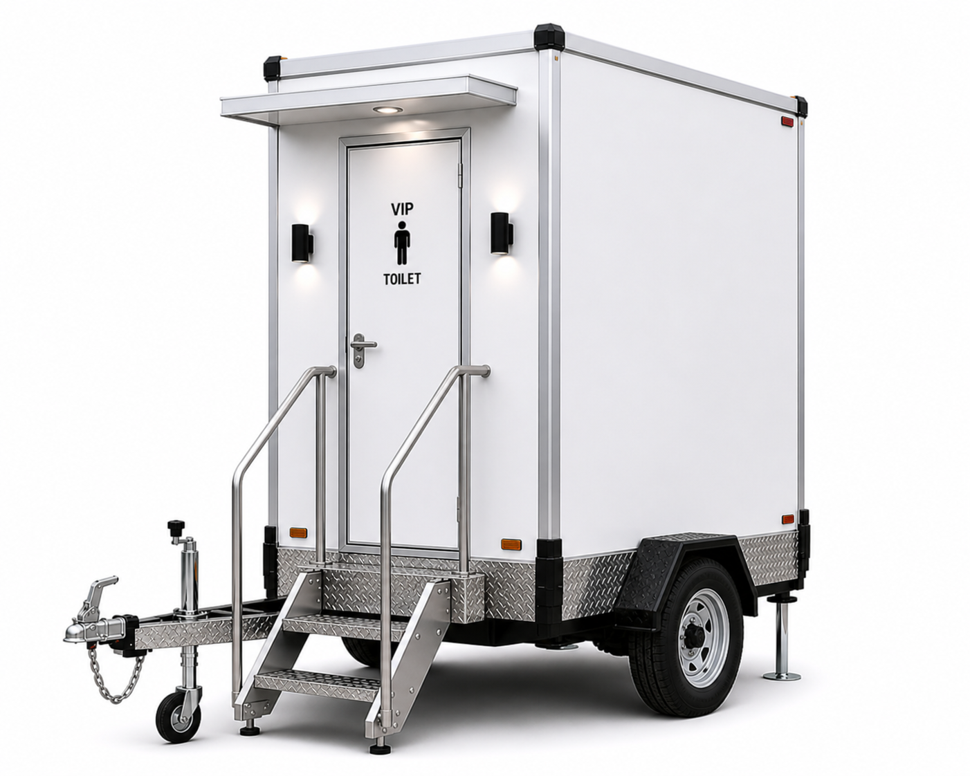 Heavy-Duty Portable Toilet Single VIP Units